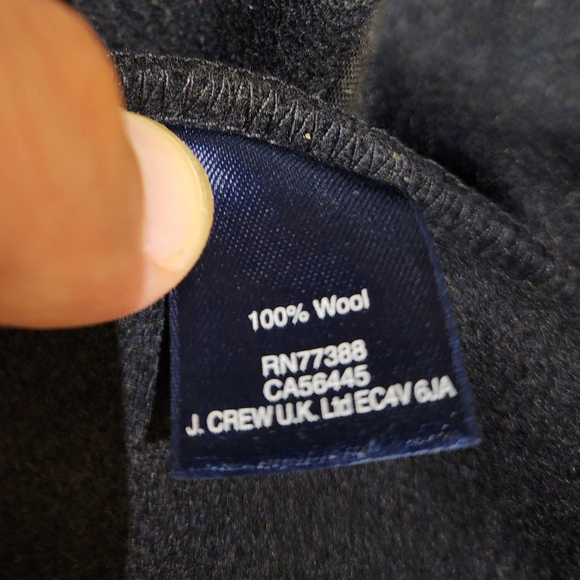 Jcrew Navy Toggle Coat Size M - Picture 6 of 6